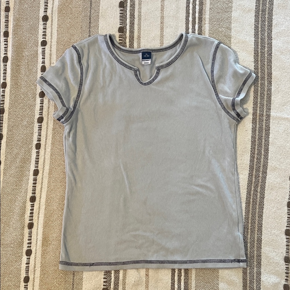 Old Navy Kids Gray Short Sleeve Tee